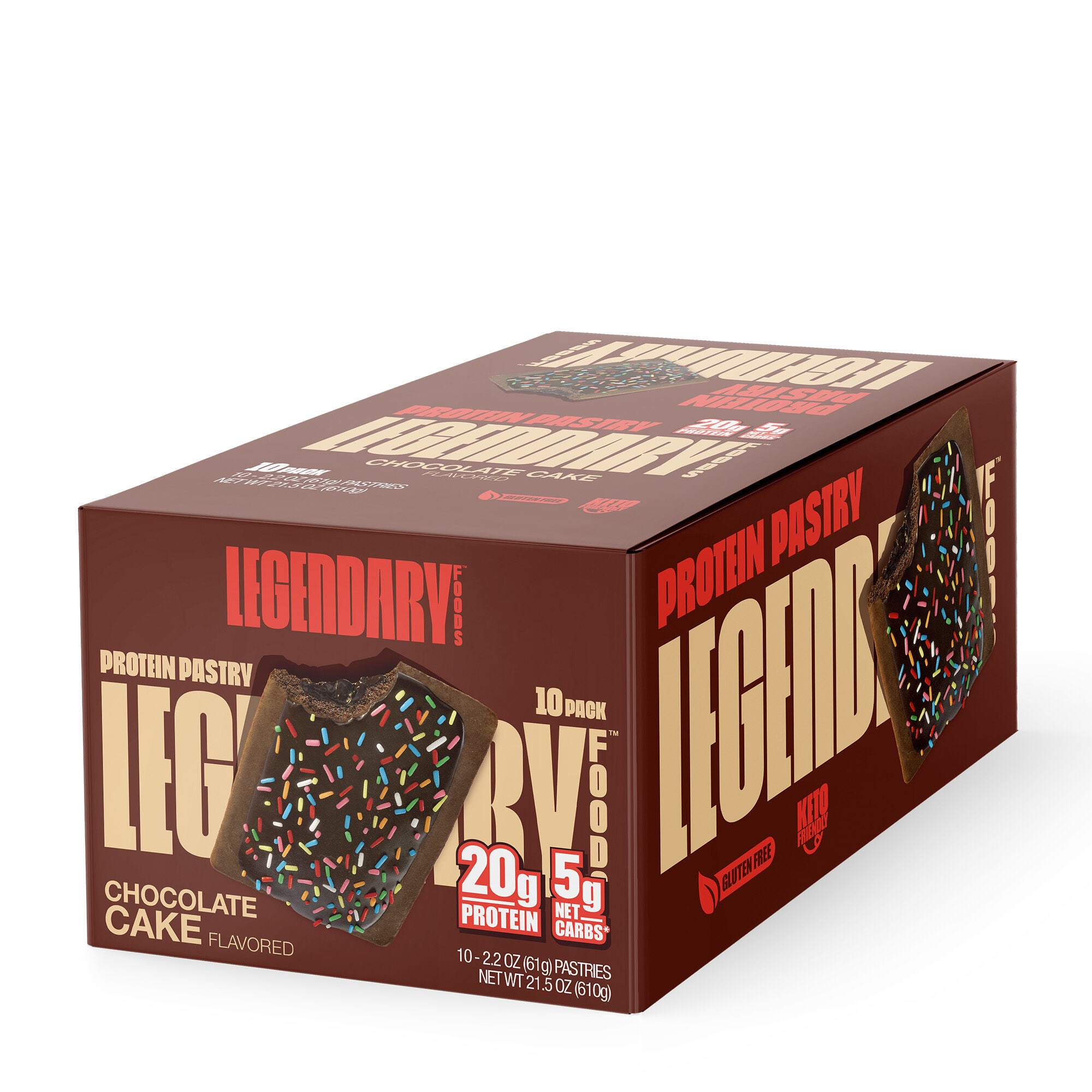 Protein Pastry - Chocolate Cake &#40;10 Pastries&#41;  | GNC